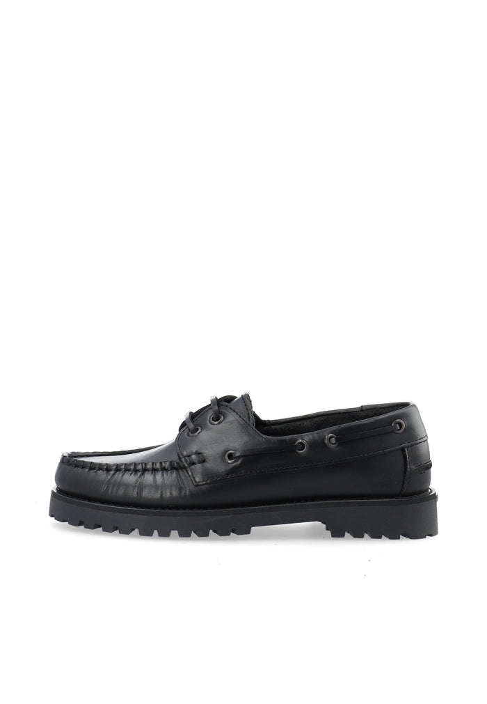 ca'shott CASLENA BOAT SHOE - Black/Black
