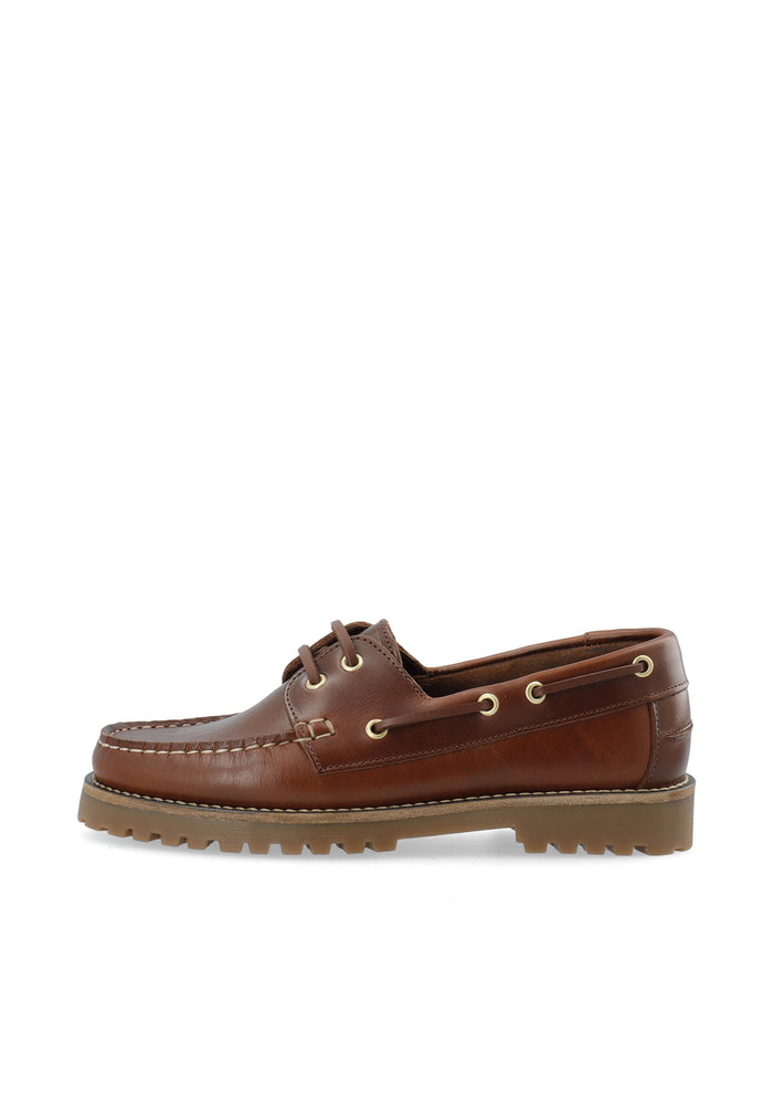 ca'shott CASLENA BOAT SHOE - Dark Brown
