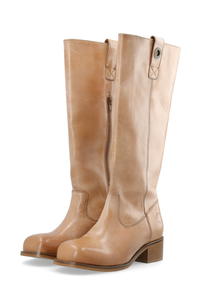 Ca'shott CASWILMA HIGH SHAFT BOOT - Dark Tan