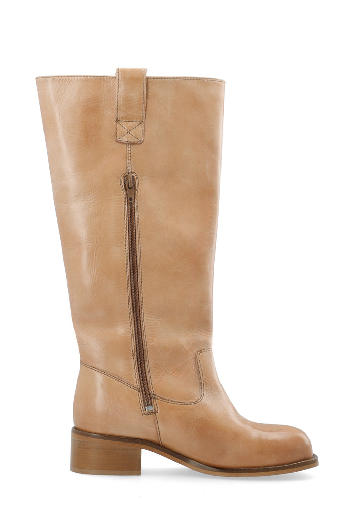Ca'shott CASWILMA HIGH SHAFT BOOT - Dark Tan