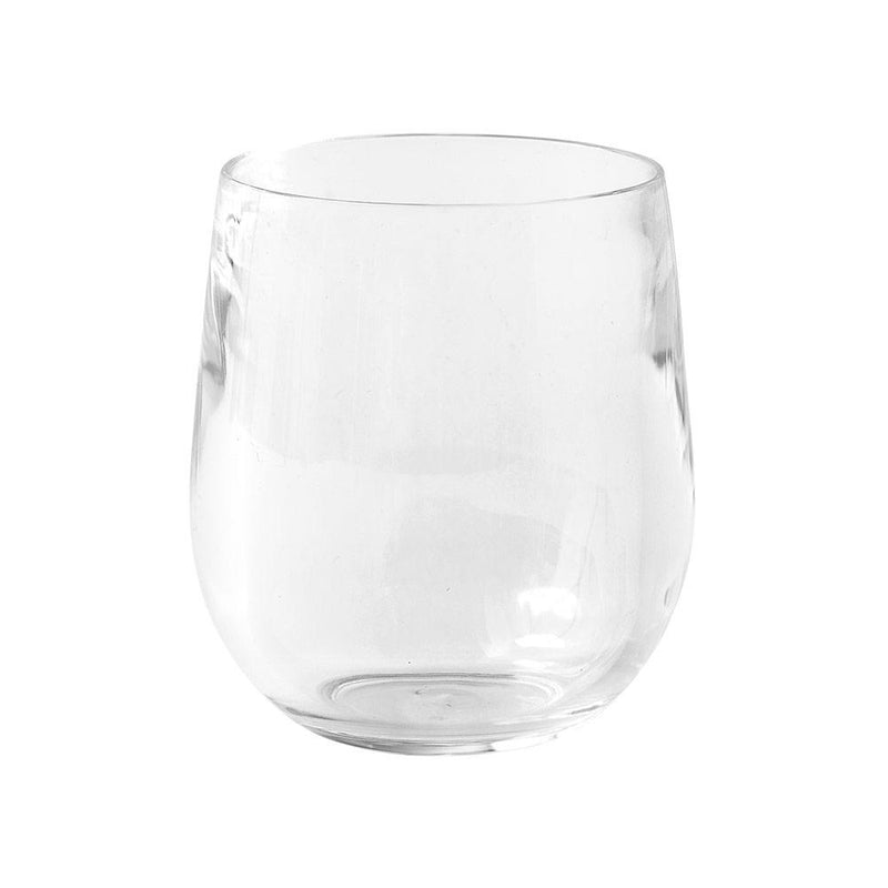 caspari Acrylic 12oz Tumbler Glass in Crystal Clear - 1 Each