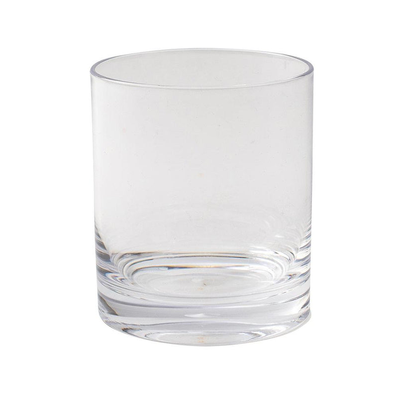 caspari Acrylic 14oz On the Rocks Highball Glass in Crystal Clear - 6 Each