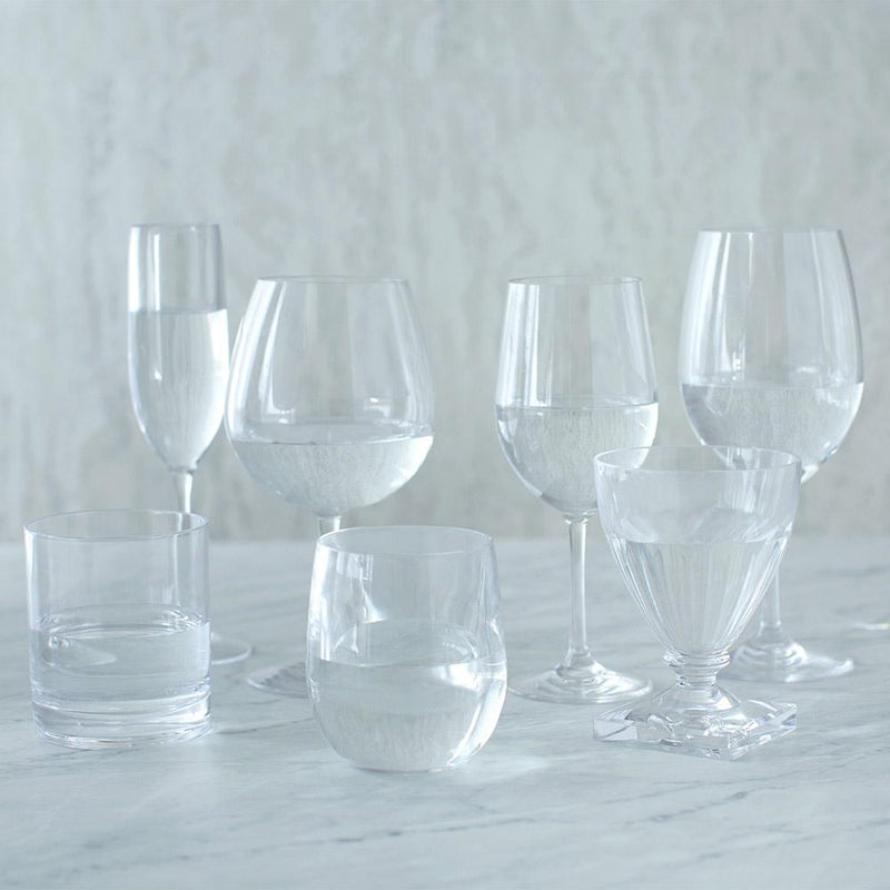 Caspari Acrylic 14oz On The Rocks Highball Glass In Crystal Clear - 1 Each