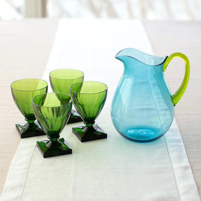 Caspari Acrylic 8.5 Oz. Wine Goblet In Emerald - 1 Each
