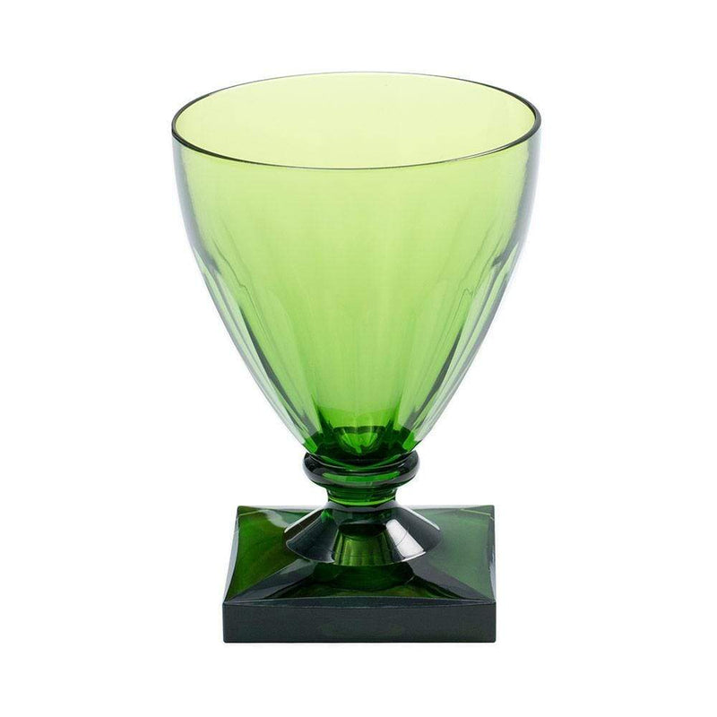 caspari Acrylic 8.5 oz. Wine Goblet in Emerald - 6 Each