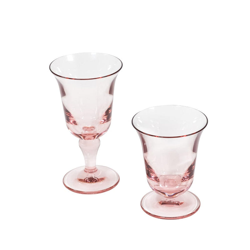 Caspari Acrylic Flared Light Rose Water Glass - 1 Water Glass