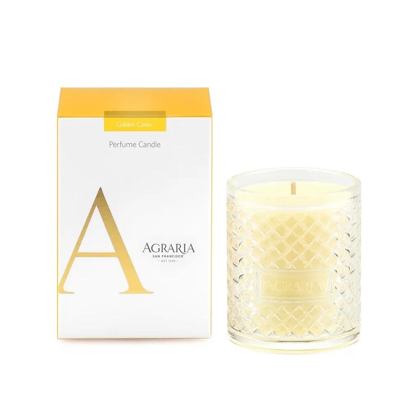 caspari Agraria Large Crystal Candle in Golden Cassis - 1 Each