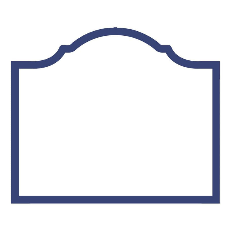 Caspari Arch Die-Cut Place Cards In Navy - 8 Per Package