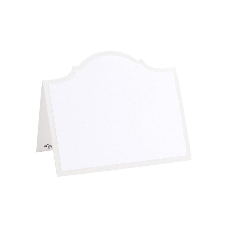 caspari Arch Die-Cut Place Cards in Pearl Foil - 8 Per Package