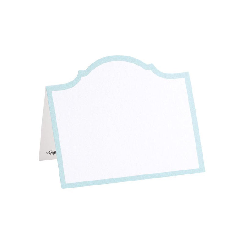 caspari Arch Die-Cut Place Cards in Robin's Egg Blue - 8 Per Package
