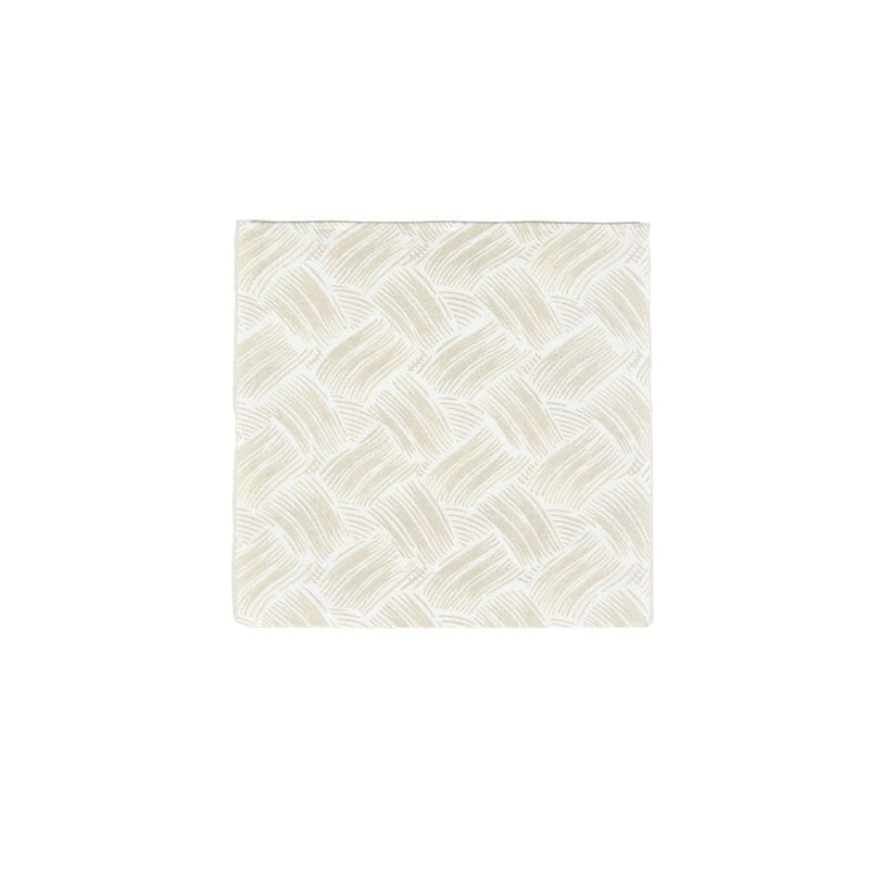 caspari Basketry Flax Paper Linen Cocktail Napkins - 15 Per Package