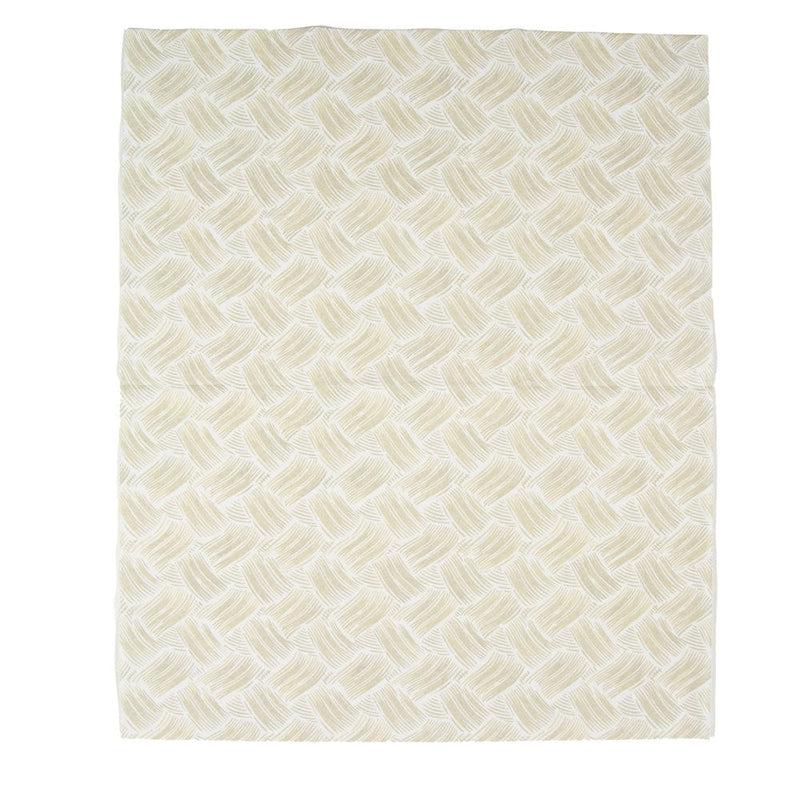 Caspari Basketry Flax Paper Linen Guest Towel Napkins - 12 Per Package