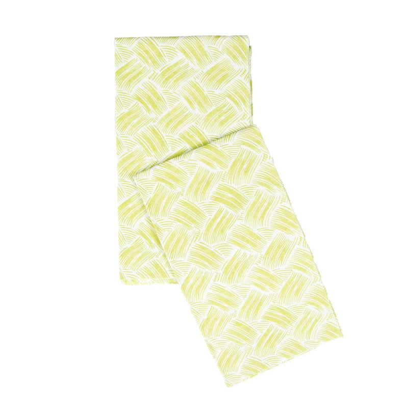 Caspari Basketry Moss Green Paper Linen Guest Towel Napkins - 12 Per Package