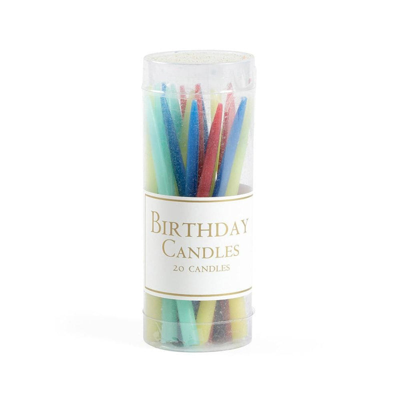 caspari Birthday Candles in Bright Colors - 20 Candles Per Box