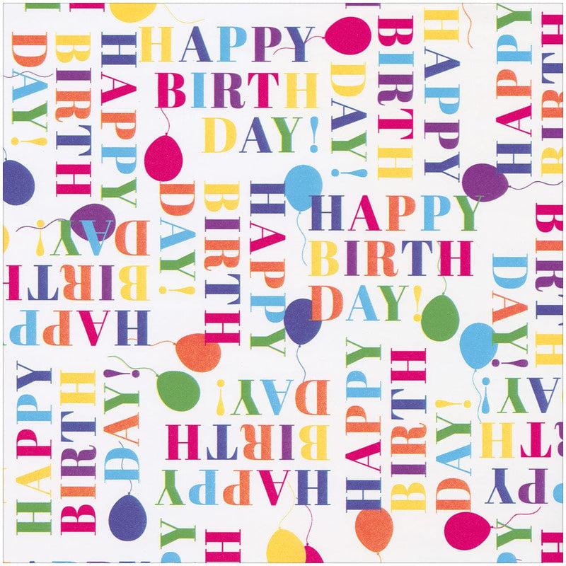 Caspari Birthday Surprise Gift Wrapping Paper - 30" X 8' Roll