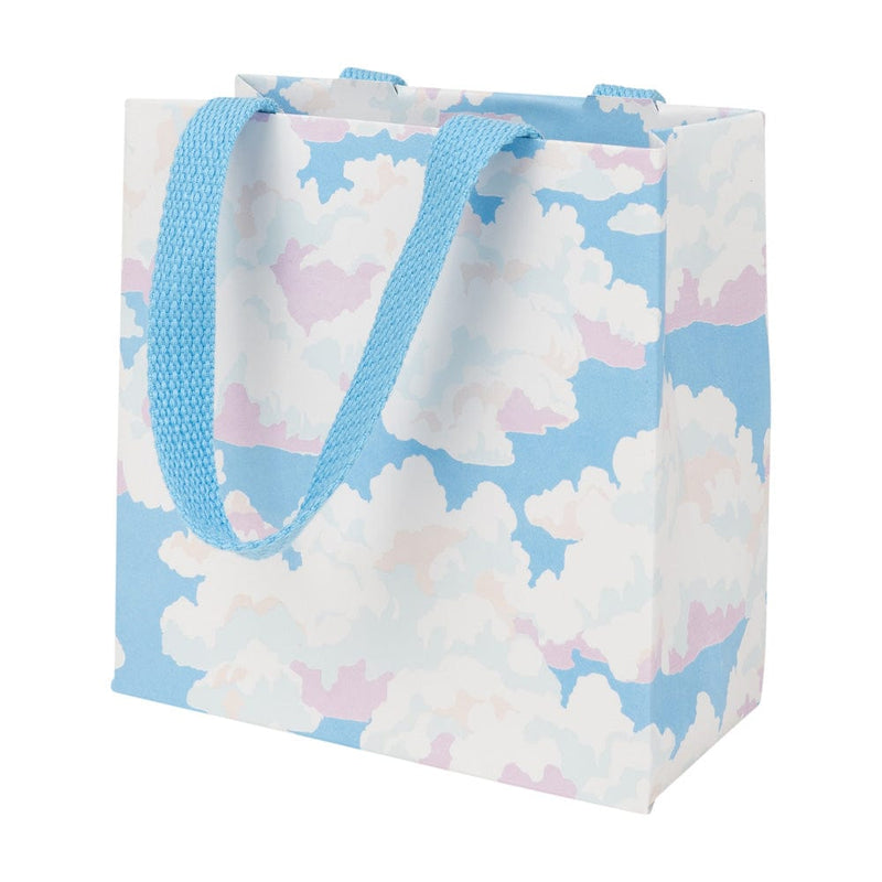Caspari Blue Skies Small Square Gift Bags - One Gift Bag Included