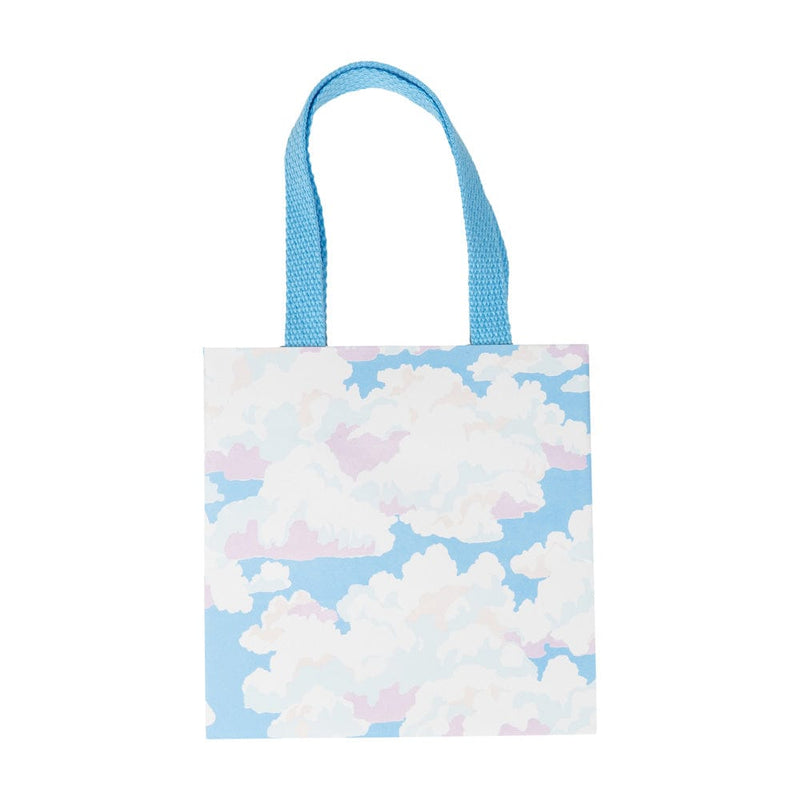 Caspari Blue Skies Small Square Gift Bags - One Gift Bag Included