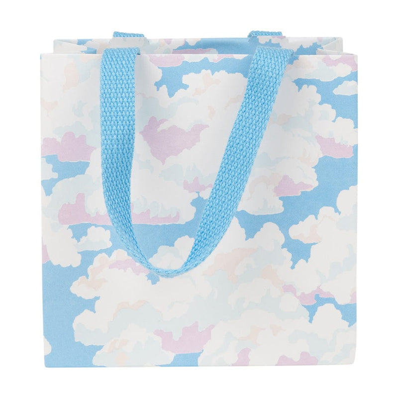caspari Blue Skies Small Square Gift Bags - One Gift Bag Included