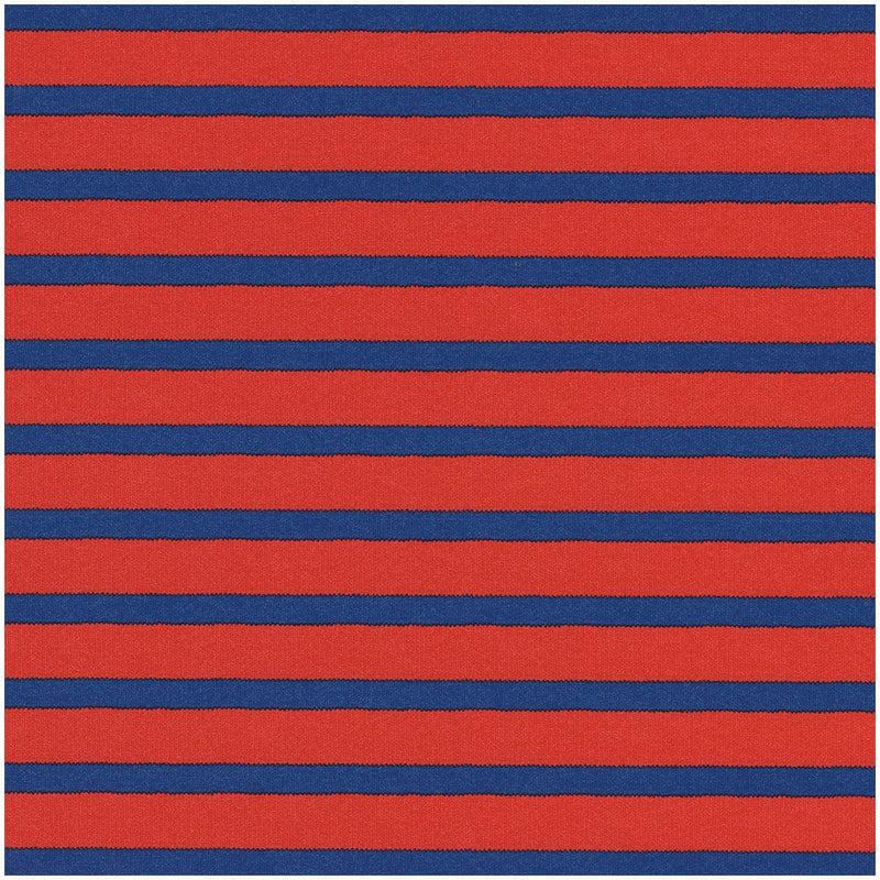 Caspari Bretagne Reversible Gift Wrapping Paper In Red & Blue - 30" X 8' Roll