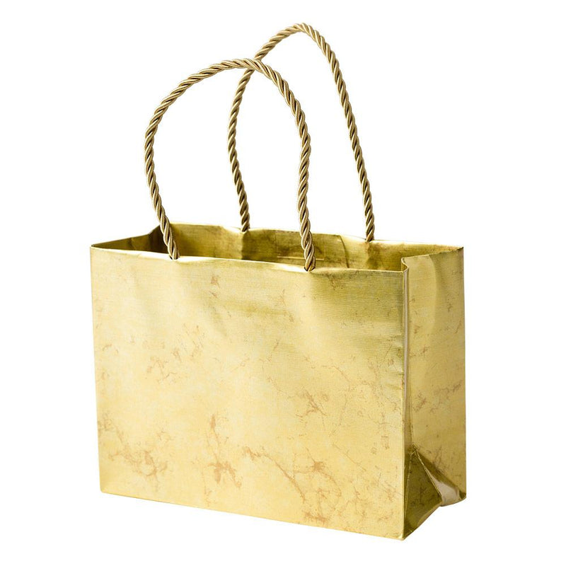 caspari Antique Gold Small Gift Bag - 1 Each