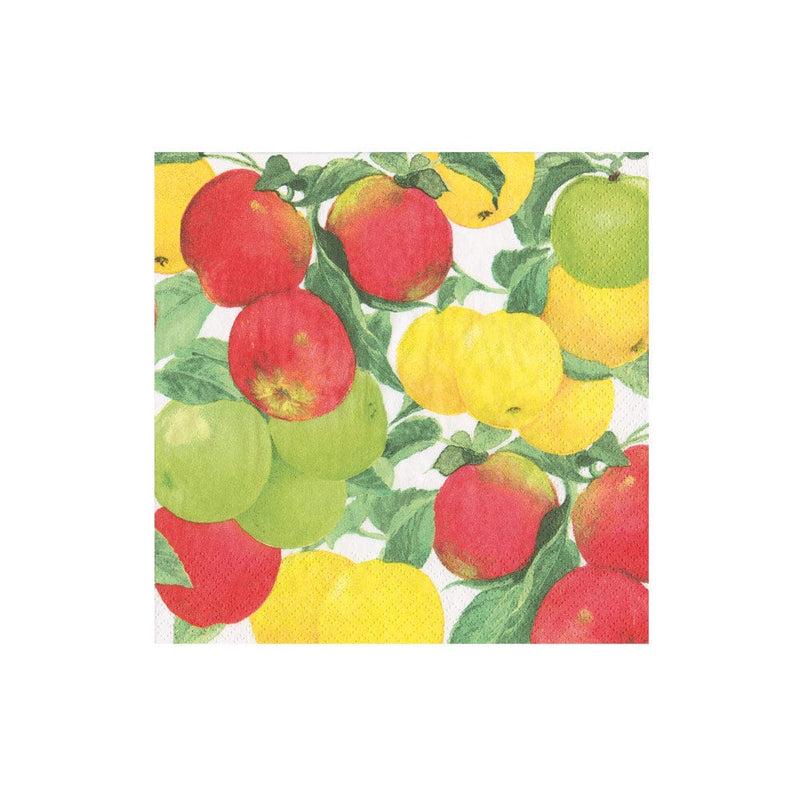 caspari Apples Boxed Cocktail Napkins - 40 Per Box caspari Apples Boxed Cocktail Napkins - 40 Per Box