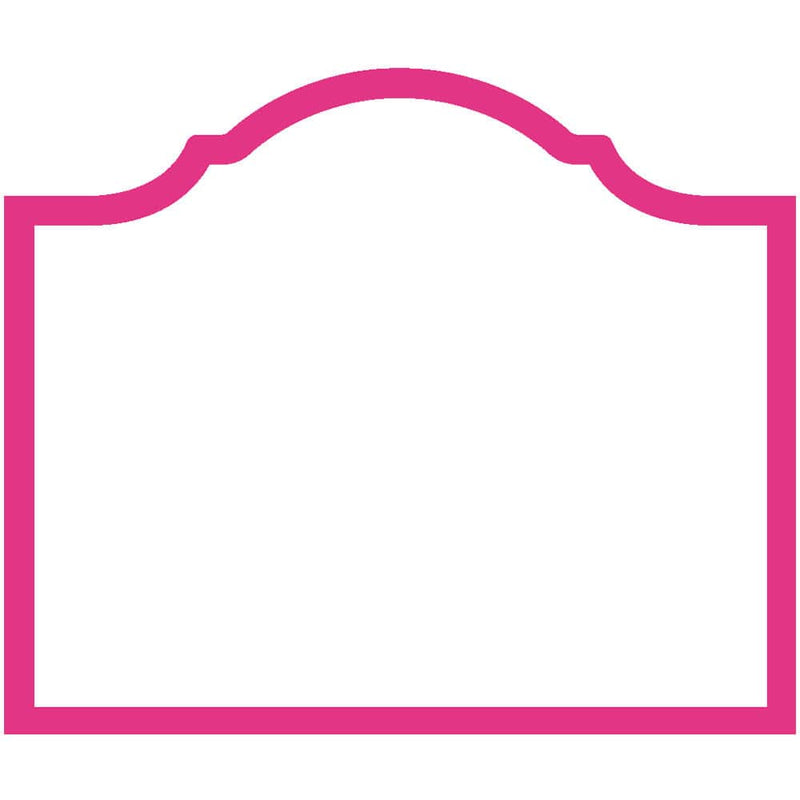 Caspari Arch Fuchsia Place Cards - 8 Per Package