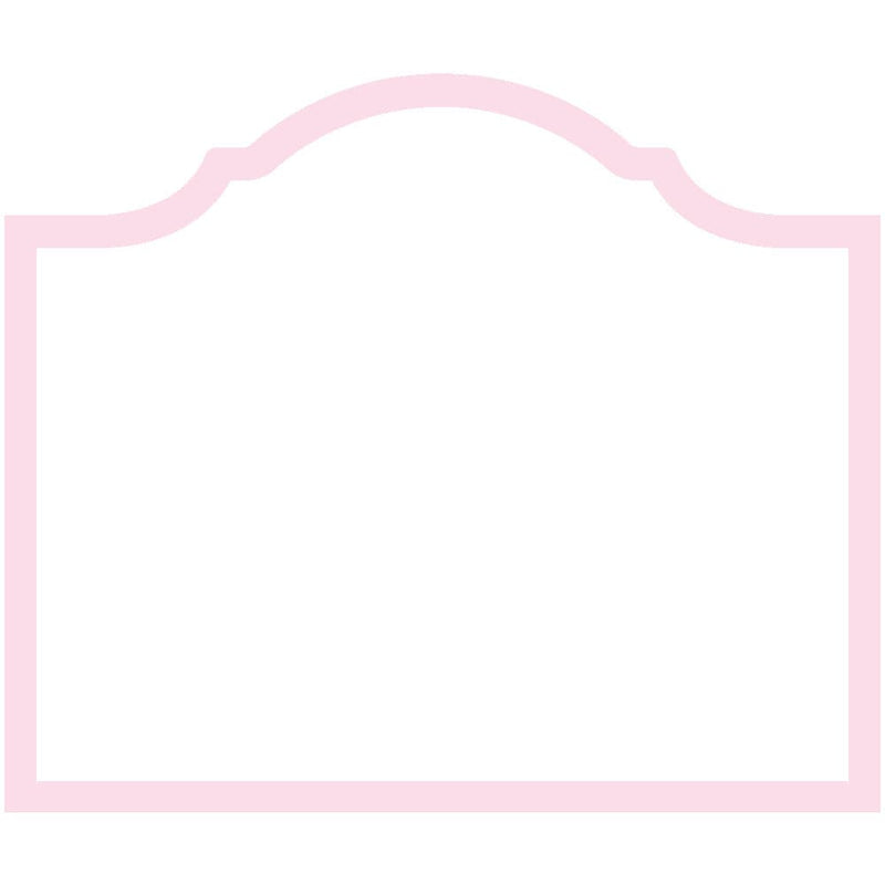 Caspari Arch Petal Pink Place Cards - 8 Per Package