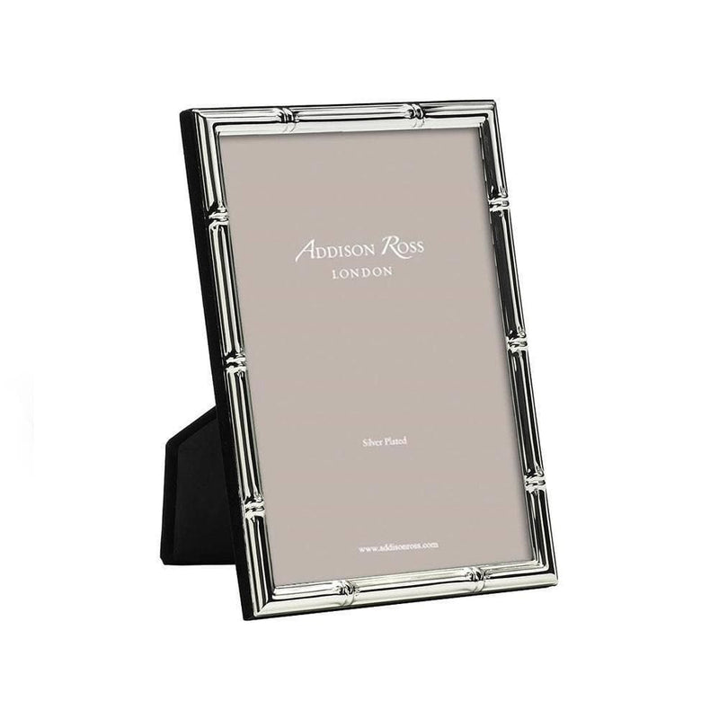 caspari Bamboo 5" x 7" Picture Frame in Silver