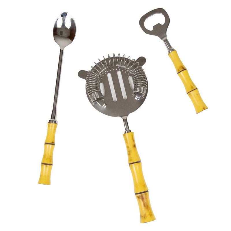 Caspari Bamboo Handle Bar Tools Set