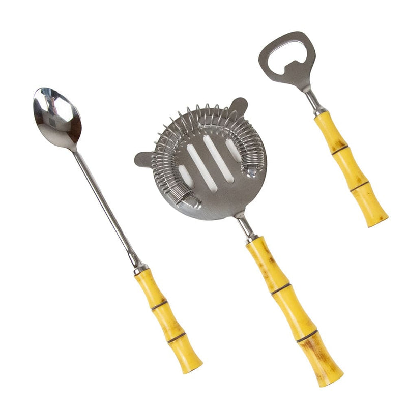 Caspari Bamboo Handle Bar Tools Set