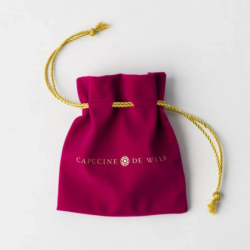 Caspari Berry Double Drop Earrings - Gold