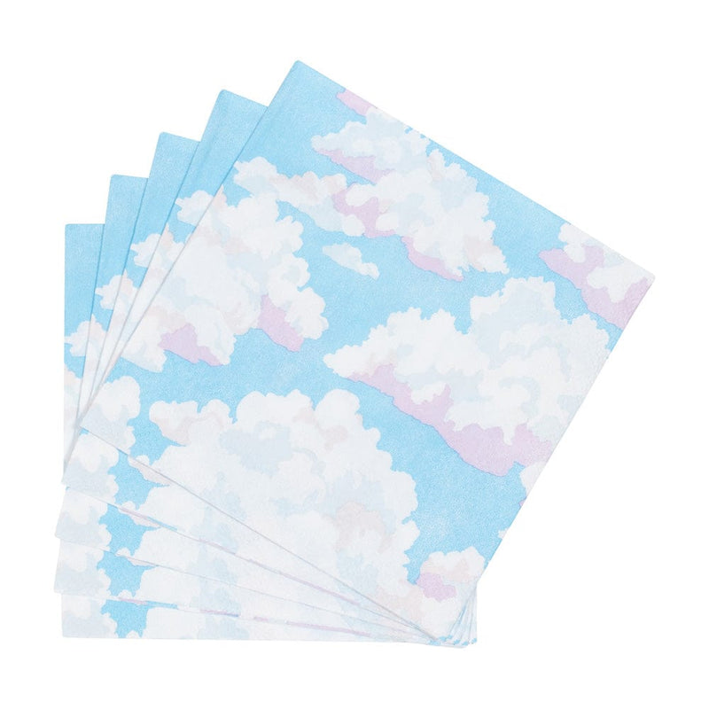 Caspari Blue Skies Cocktail Napkins - 20 Per Package