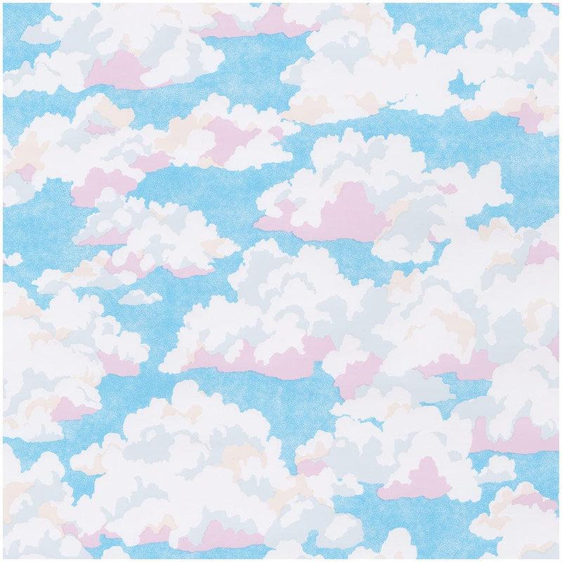 Caspari Blue Skies Gift Wrap - One 30" X 8' Roll