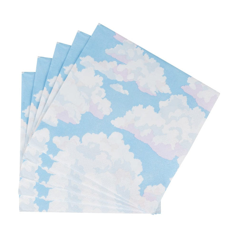 Caspari Blue Skies Luncheon Napkins - 20 Per Package