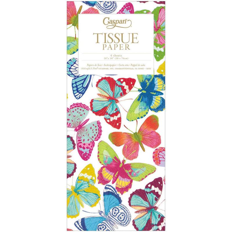 caspari Butterflies Tissue Paper - 4 Sheets Included