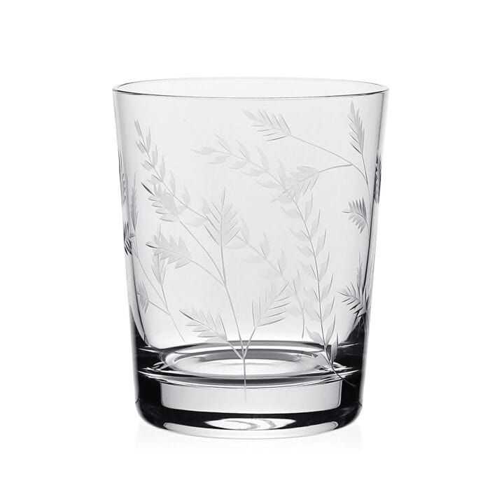 caspari Daisy B. Tumbler/Double Old Fashioned Glass