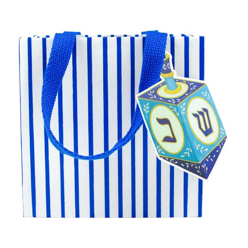Caspari Dreidel And Stripes Gift Bags - 1 Each