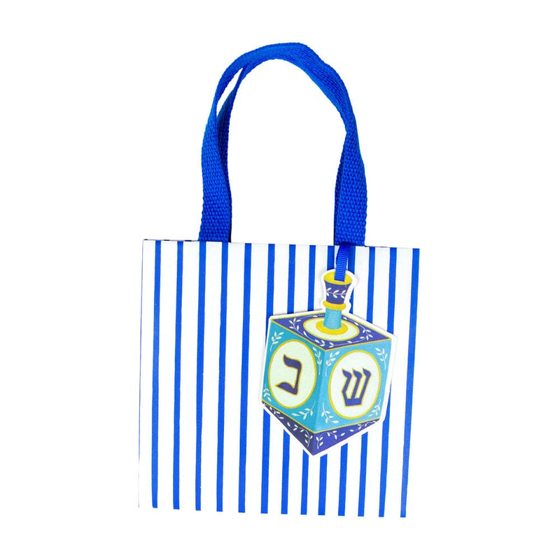 caspari Dreidel And Stripes Gift Bags - 1 Each