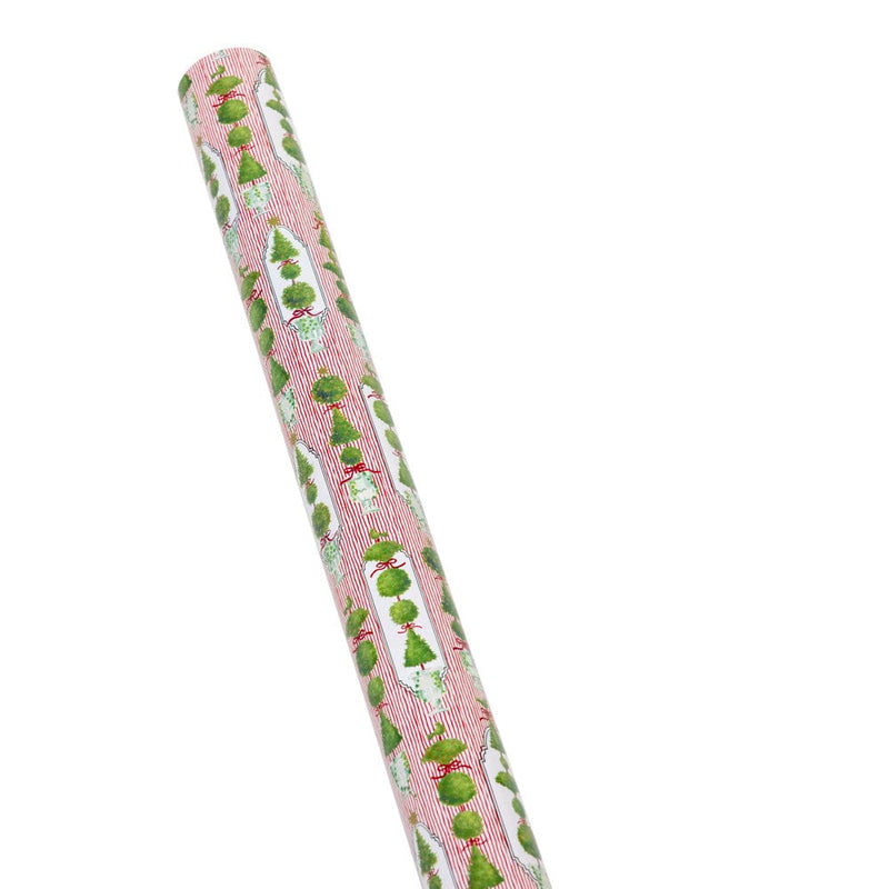 Caspari Eloise Red Gift Wrap - One 30" X 8' Roll