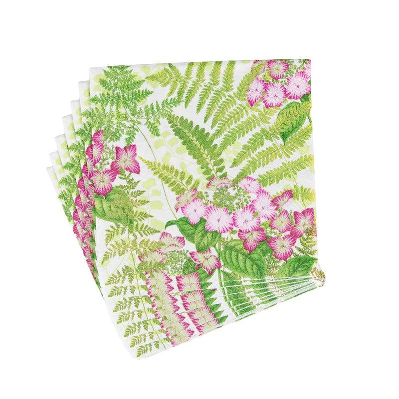 Caspari Fern Garden Dinner Napkins - 20 Per Package