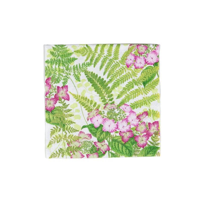 Caspari Fern Garden Dinner Napkins - 20 Per Package