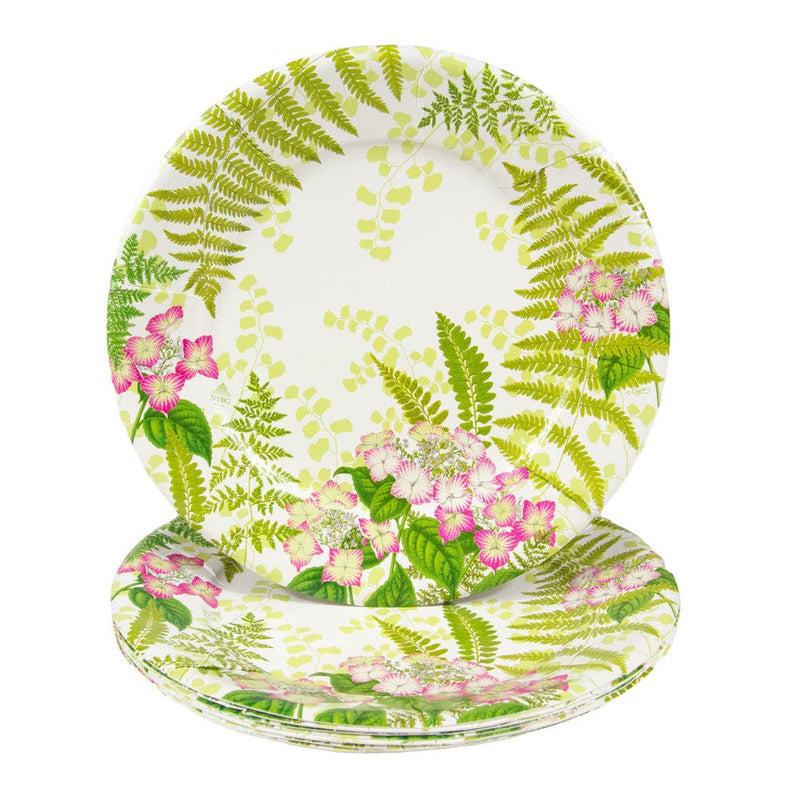 Caspari Fern Garden Dinner Plates - 8 Per Package