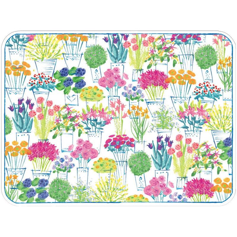 caspari Flower Market Placemats - 12 Per Package