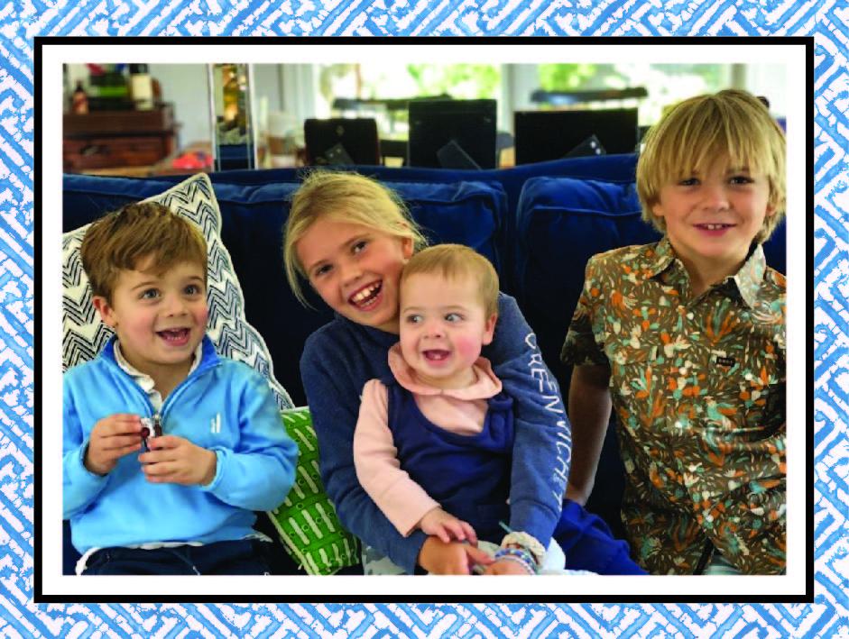 caspari Fretwork Landscape Holiday Photo Cards