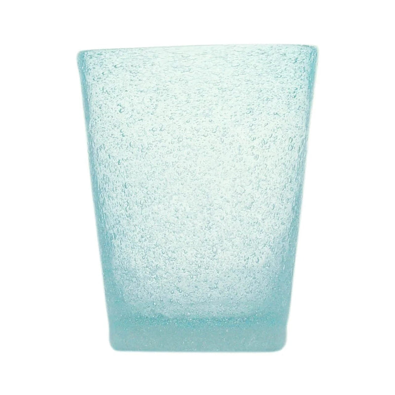 caspari Glass Tumbler in Light Blue - Set of 4
