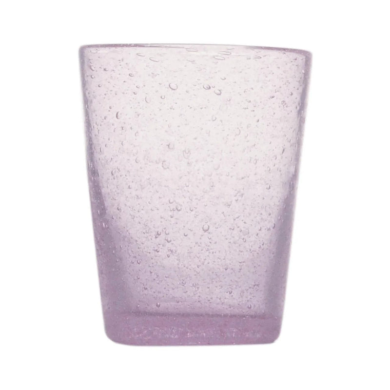 caspari Glass Tumbler in Mauve - Set of 4