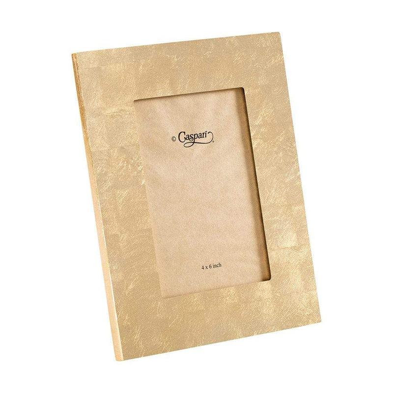 caspari Gold Lacquer 4" x 6" Picture Frame - 1 Each