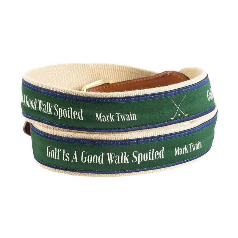 Caspari Golf-Themed Motif Belt