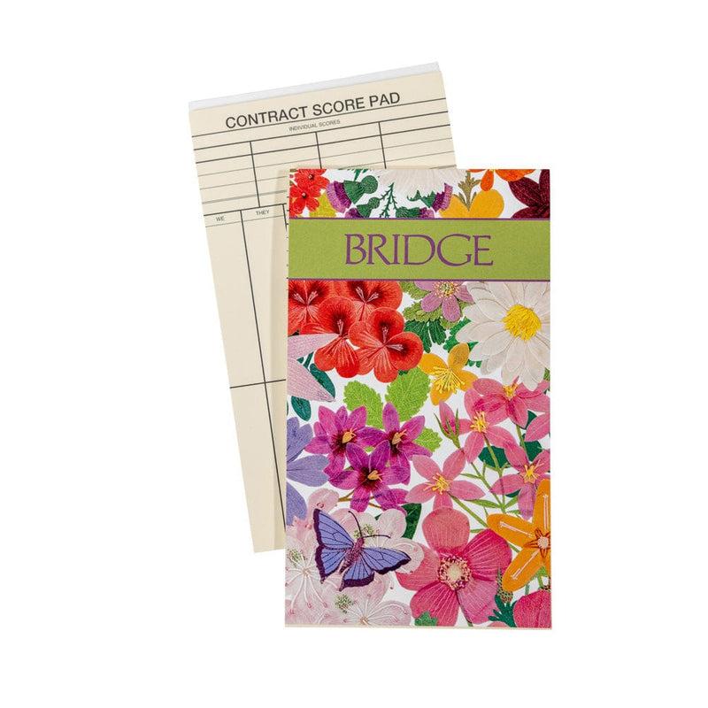 Caspari Halsted Floral Bridge Score Pad - 1 Each