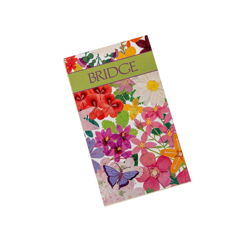 caspari Halsted Floral Bridge Score Pad - 1 Each